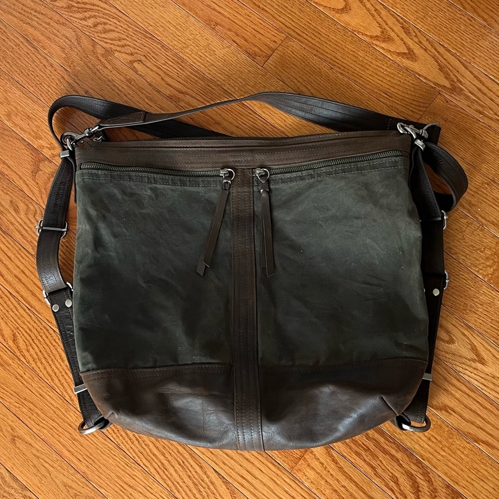 Rough & tumble xl vintage hoop hobo